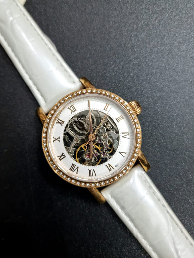 titus White strap White Dial Manual Winding Hover Image