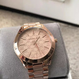 Michael Kors Women's 'Runway' Quartz Stainless Steel Watch, Color:Rose Gold-Toned (Model: MK3336)
