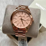 Michael Kors Women's 'Runway' Quartz Stainless Steel Watch, Color:Rose Gold-Toned (Model: MK3336)