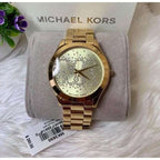 Michael Kors Women’s Quartz Gold Stainless Steel Gold Dial 39mm Watch MK3590