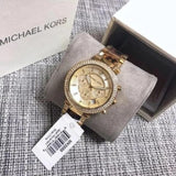 MICHAEL KORS Parker Chronograph Gold Dial Ladies Watch MK5688
