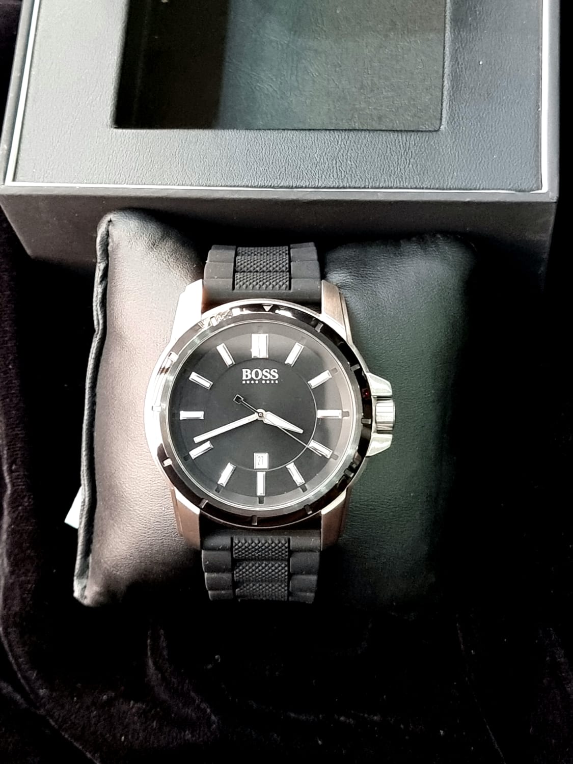 Hugo Boss Origin 1512922 Mens Wristwatch Classic (lot item strap Change)