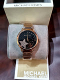 Michael Kors Women’s Quartz Stainless Steel Black Dial 37mm Watch MK3795