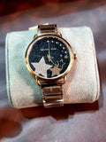 Michael Kors Women’s Quartz Stainless Steel Black Dial 37mm Watch MK3795