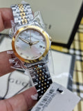GUCCITimeless Diamond Mother of Pearl Dial Ladies Watch YA126513