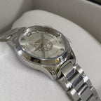 Gucci Unisex Swiss Made Quartz Silver Stainless Steel Silver Dial 38mm Watch YA1264095