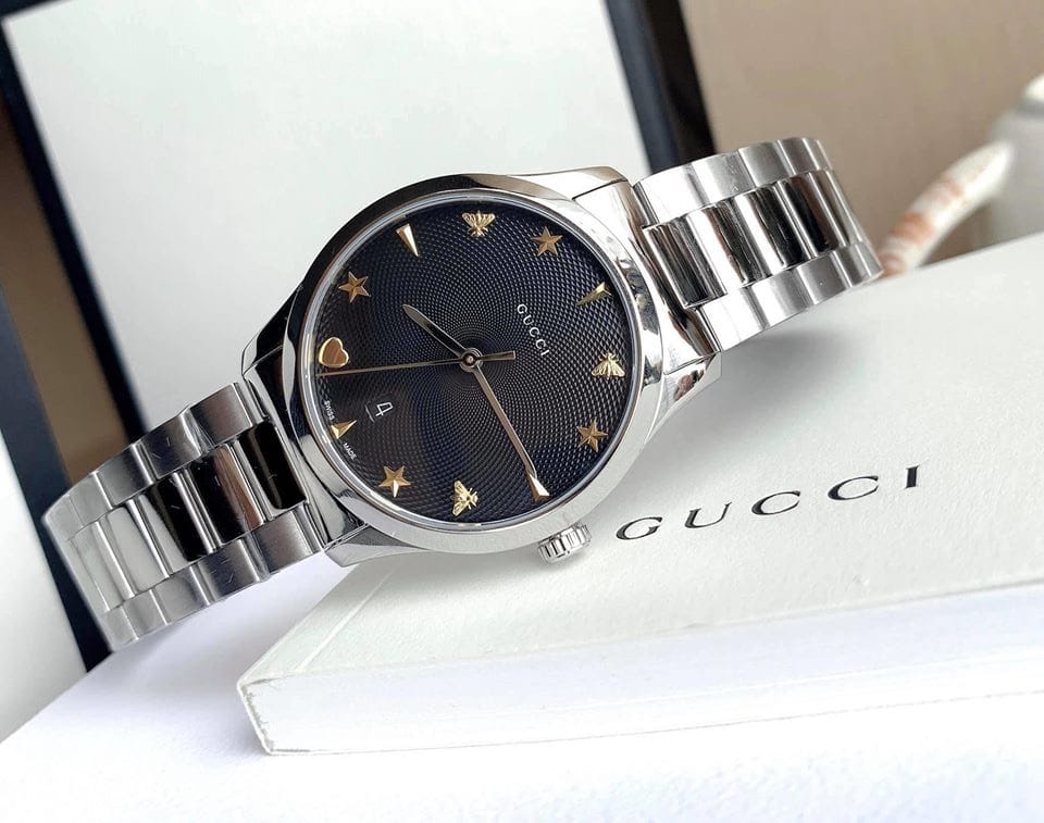 GUCCI G Timeless Black Dial Watch YA1264029