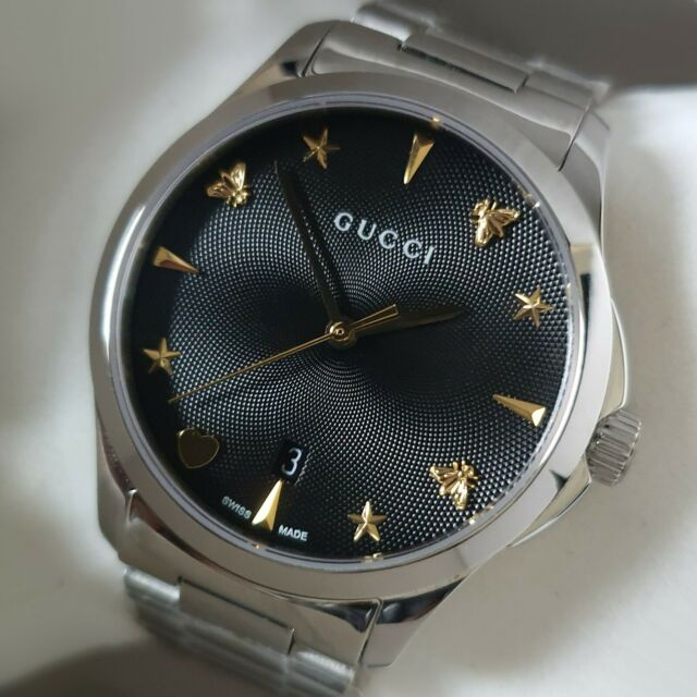 GUCCI G Timeless Black Dial Watch YA1264029