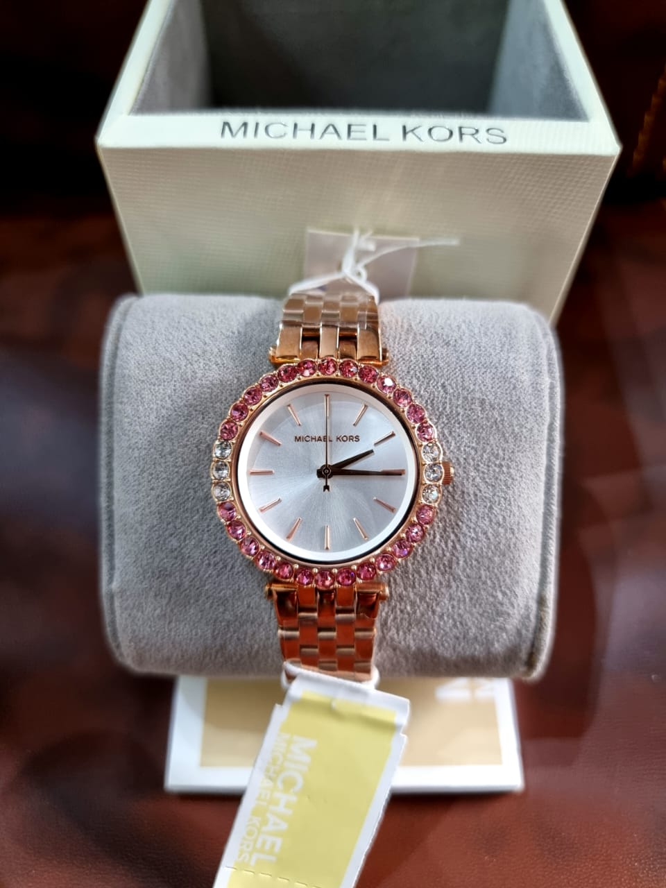 Michael Kors Women’s Quartz Stainless Steel White Dial 34mm Watch MK4517