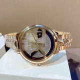 Michael Kors Women’s Quartz Stainless Steel Gold Dial 44mm Watch MK6714