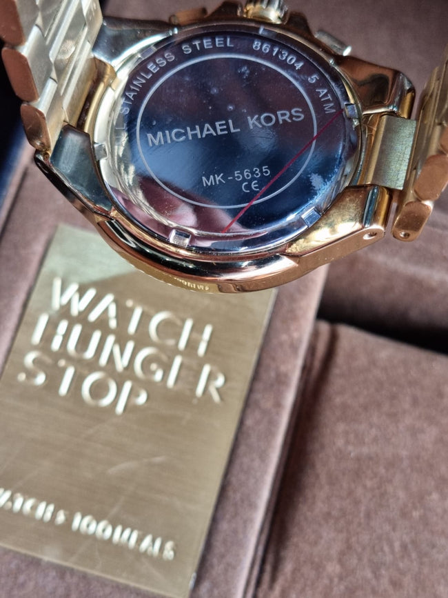 Michael Kors Camille Gold Stainless Steel Ladies Watch Mk5635 Main Image