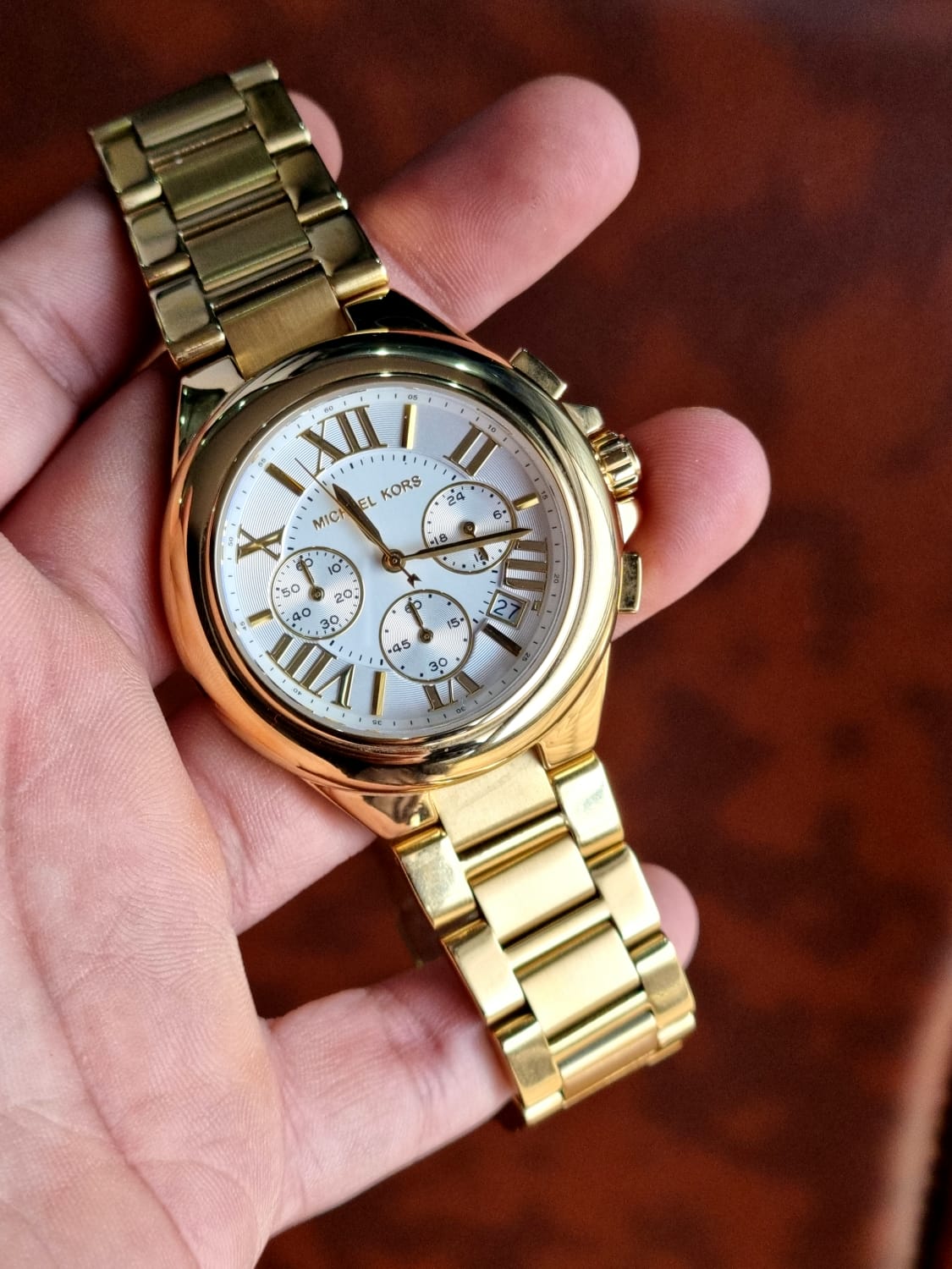 Michael Kors Camille Gold Stainless Steel Ladies Watch Mk5635