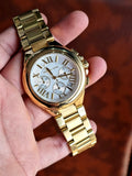 NEW Authentic Michael Kors Camille Gold Stainless Steel Ladies Watch Mk5635
