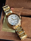 NEW Authentic Michael Kors Camille Gold Stainless Steel Ladies Watch Mk5635