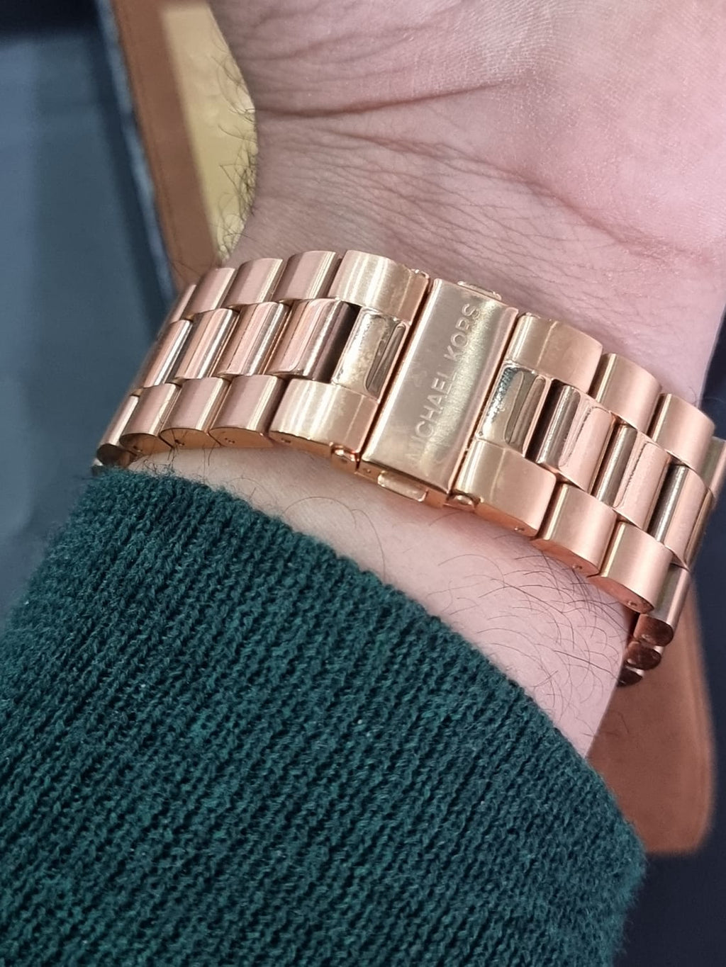 Michael Kors Men's Runway Rose Gold-Tone Watch MK8096