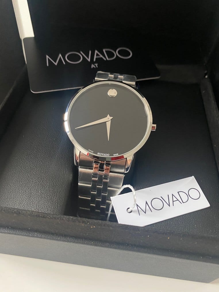 Movado Men’s Swiss Made Stainless Steel Bracelet 40mm Watch 606504
