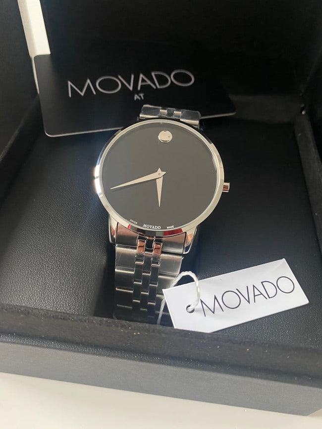 Movado Men’s Swiss Made Stainless Steel Bracelet 40mm Watch 606504 Hover Image