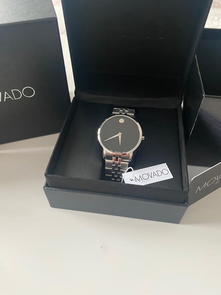 Movado Men’s Swiss Made Stainless Steel Bracelet 40mm Watch 606504