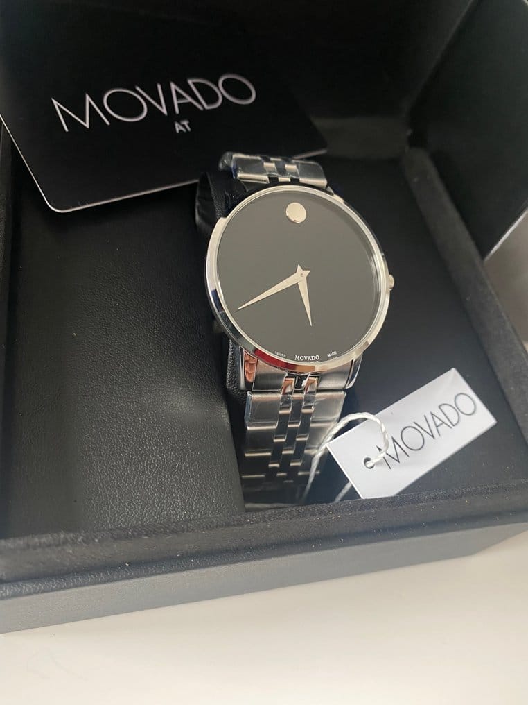 Movado Men’s Swiss Made Stainless Steel Bracelet 40mm Watch 606504