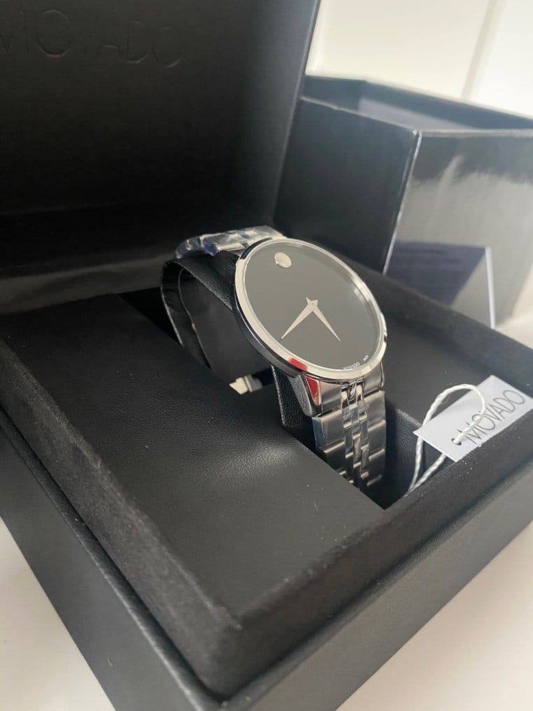 Movado Men’s Swiss Made Stainless Steel Bracelet 40mm Watch 606504