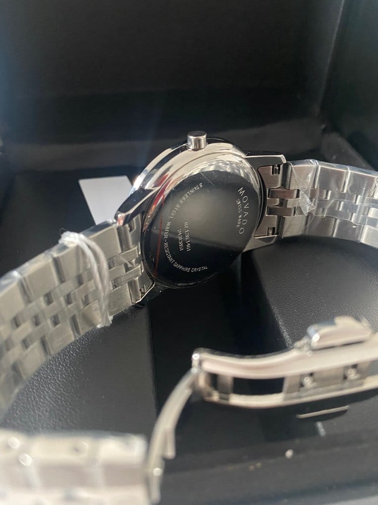 Movado Men’s Swiss Made Stainless Steel Bracelet 40mm Watch 606504