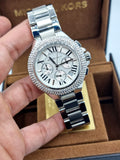 MICHAEL KORS Camille Light-Silver Dial Chronograph Unisex Watch MK5634