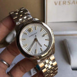 Versace Men’s Quartz Swiss Made Stainless Steel White Dial 42mm Watch VELQ00719