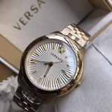 Versace Men’s Quartz Swiss Made Stainless Steel White Dial 42mm Watch VELQ00719