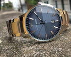 Emporio Armani Men’s Quartz Stainless Steel Blue Dial 43mm Watch AR2472