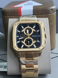 Multifunction Gold-Tone Stainless Steel Watch