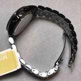 Michael Kors Women’s Quartz Stainless Steel Black Dial 39mm Watch MK6058