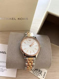 Michael Kors Women’s Quartz Stainless Steel White Dial 36mm Watch MK6642