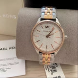Michael Kors Women’s Quartz Stainless Steel White Dial 36mm Watch MK6642