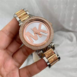 Michael Kors Women’s Quartz Stainless Steel Silver Dial 39mm Watch MK6314