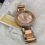 Michael Kors Women’s Quartz Stainless Steel Silver Dial 39mm Watch MK6314