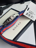 Gucci Men’s Swiss Made Quartz Nylon Strap Black Dial 45mm Watch YA136210