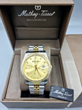 Mathey Tissot two tone swiss made Gents Watch