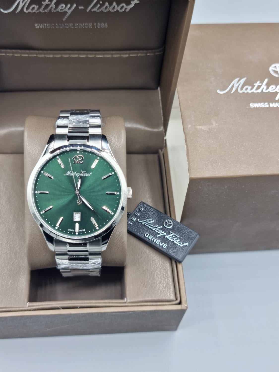Mathey-Tissot Urban Chrono Chronograph Quartz Green Dial Men's Watch  H411CHALV 7640331944197 - Watches, Urban Chrono - Jomashop