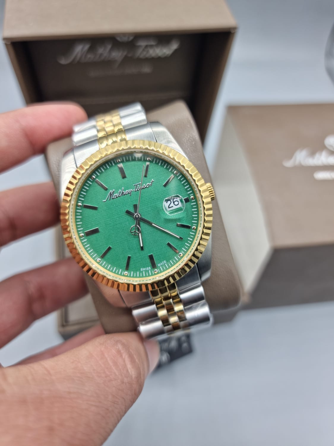 Mathey discount tissot green