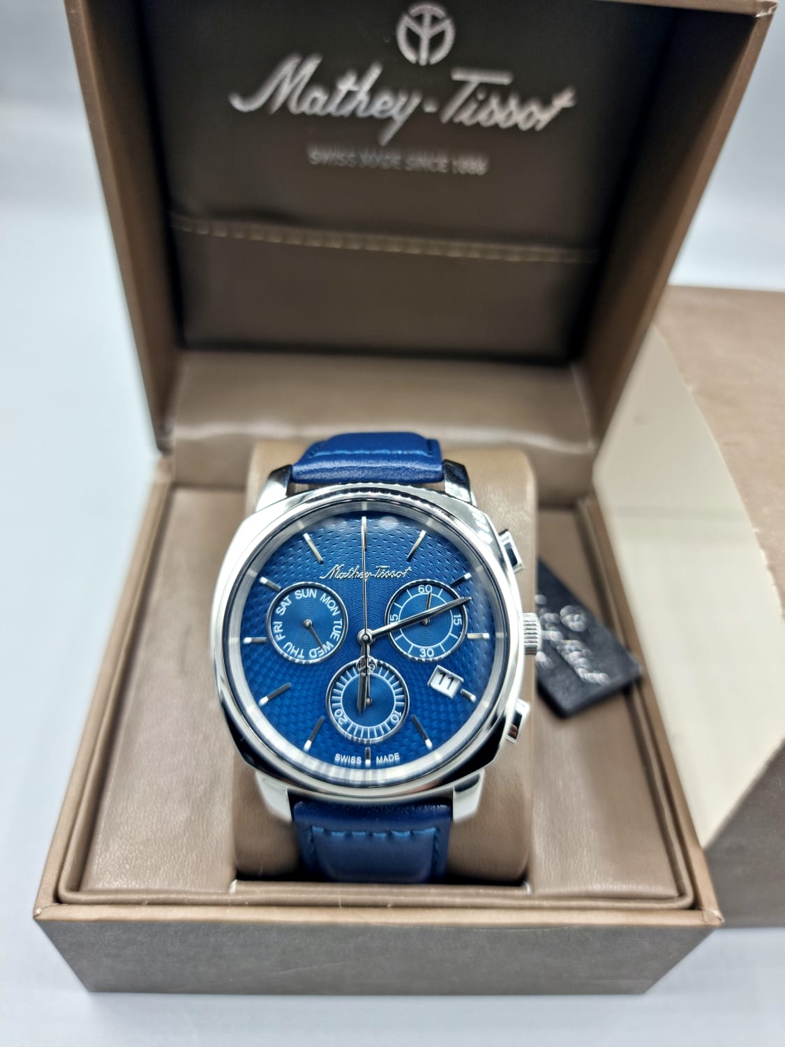 Mathey-Tissot Smart Chronograph Blue Dial Men's Watch H6940CHABU