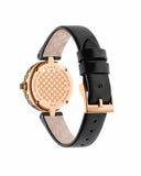 Gucci Women’s Swiss Made Quartz Black Leather Strap Black Dial 27mm Watch YA141501