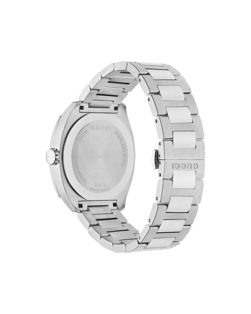 Gucci Men’s Analog Quartz Stainless Steel Blue Dial 38mm Watch YA126440