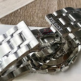 Tissot mens Couturier Chrono Quartz stainless-steel Dress Watch Grey T035.617.11.051.00