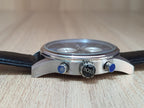 Hugo Boss Men’s Chronograph Leather Strap Blue Dial 41mm Watch 1513283