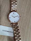 Emporio Armani Women’s Rose Gold Tone Stainless Steel 32mm Watch AR11267