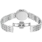 Movado Women’s Quartz Swiss Made Stainless Steel Black Dial 28mm Watch 0607051