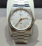 Tissot mens PRX 316L stainless steel case Dress Watch Grey T1374101103100