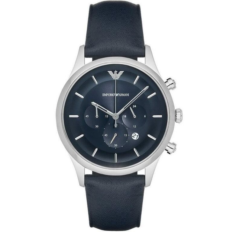EMPORIO ARMANI Lambda Chronograph Quartz Blue Dial Men's Watch AR11018