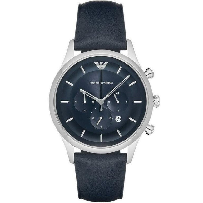 EMPORIO ARMANI Lambda Chronograph Quartz Blue Dial Men's Watch AR11018 Hover Image