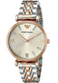 Emporio Armani Classic Rose-Gold Dial Ladies Watch AR1840